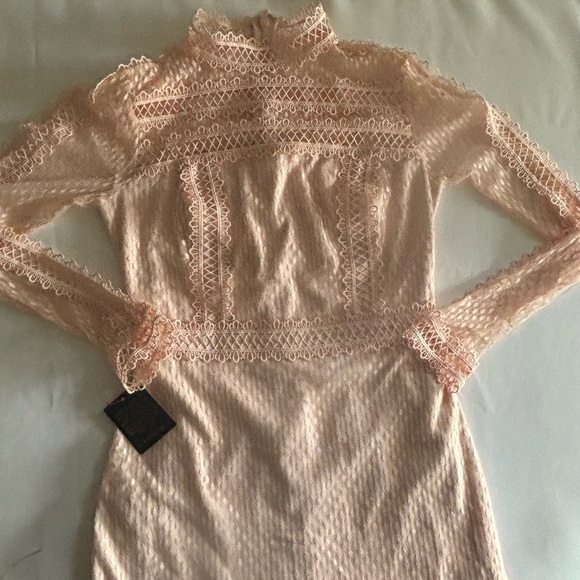 NWT Bebe knit crochet mini dress size small - Picture 2 of 9